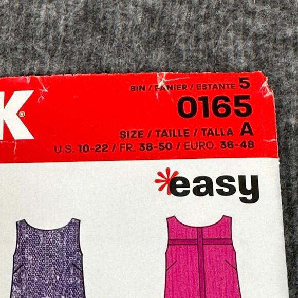 New Look Sewing Pattern 0165 Misses Flared Sleeveless Dress Size 10 to 22 - Picture 2 of 4